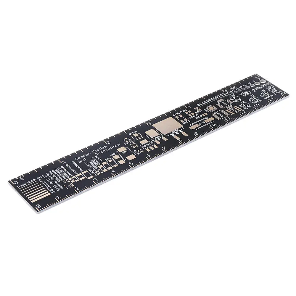 PCB Ruler - 15cm & 25cm Electronic Engineering Measuring Tool | Resistor Capacitor IC Scale - Image 3
