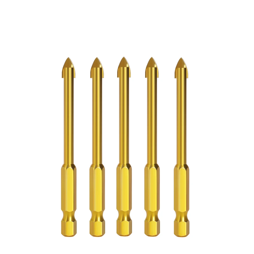 Alloy Triangle Drill Bit Set | Ceramic Tile & Glass Hole Opener | Hex Shank - Image 2