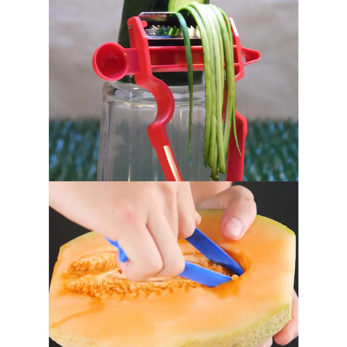 3pcs Stainless Steel Slicer Shredder Peeler - Julienne Cutter & Zesters Tools - Image 5