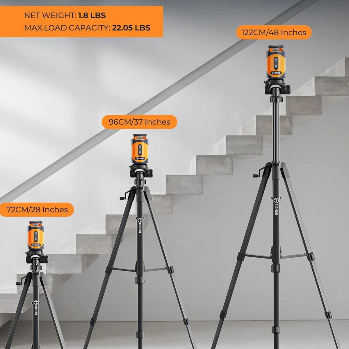CIGMAN CM-505 Green Laser Level 360 Self-Leveling | 100Ft Range | Rechargeable - Image 5