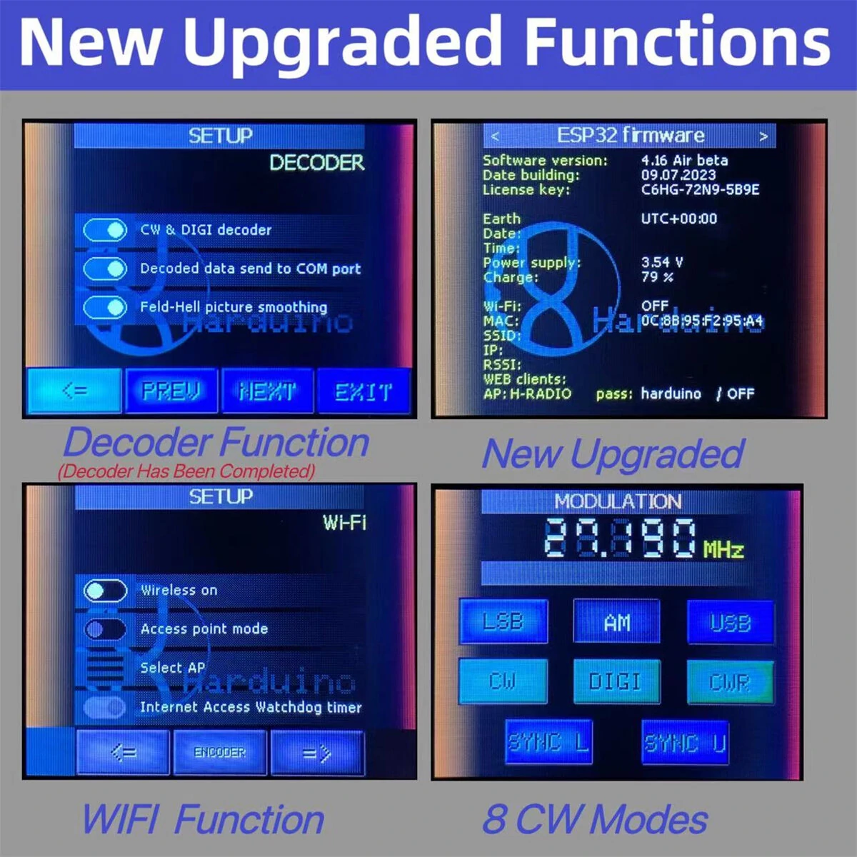 SI4732 ATS-25max-DECODER DSP Radio Receiver | FM/LW/MW/SW/SSB | WiFi & CW/RTTY Decoding - Image 4