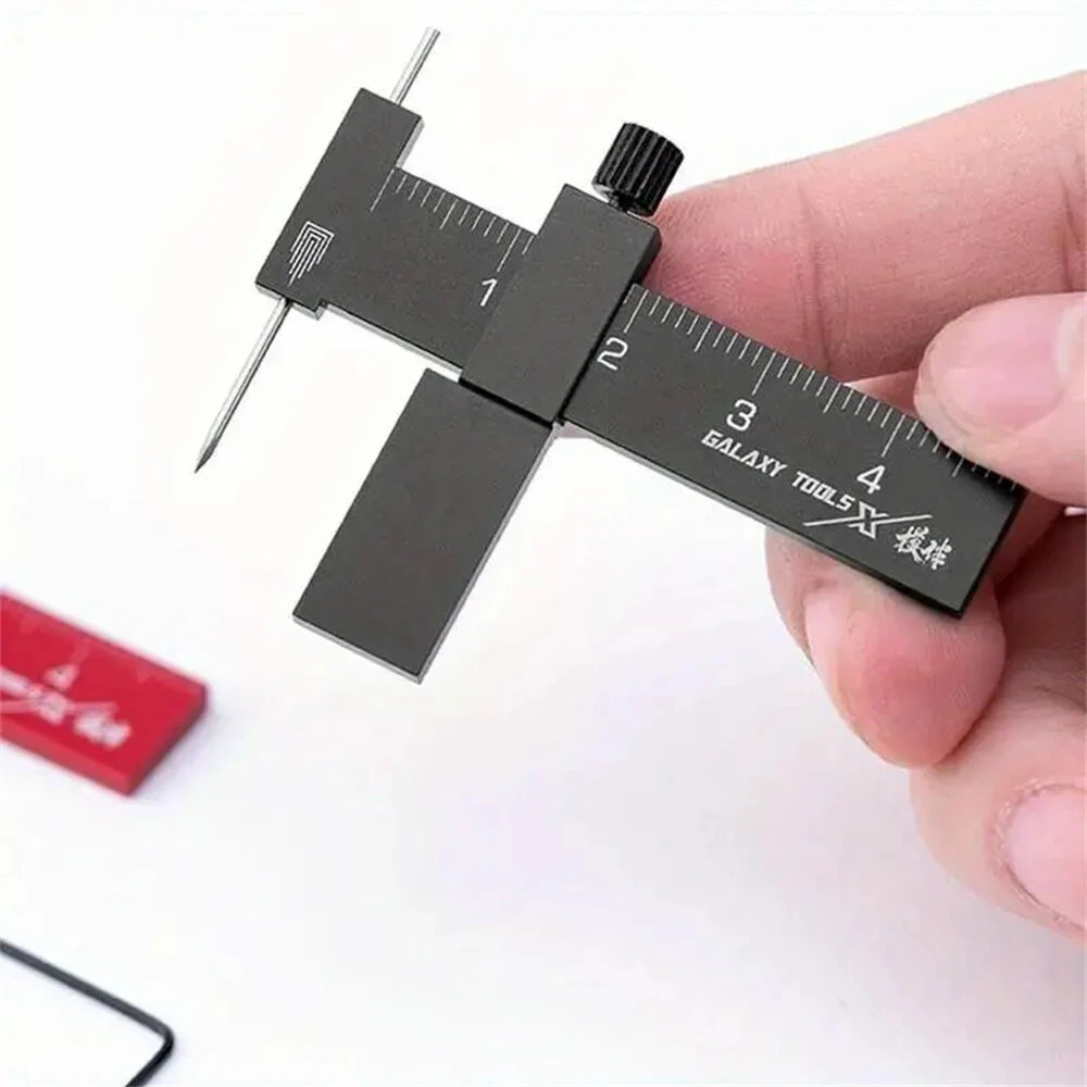 Isometric Parallel Marker - Adjustable T-Square Carving Ruler - Aluminum Alloy & SKH-51 Steel - Image 3