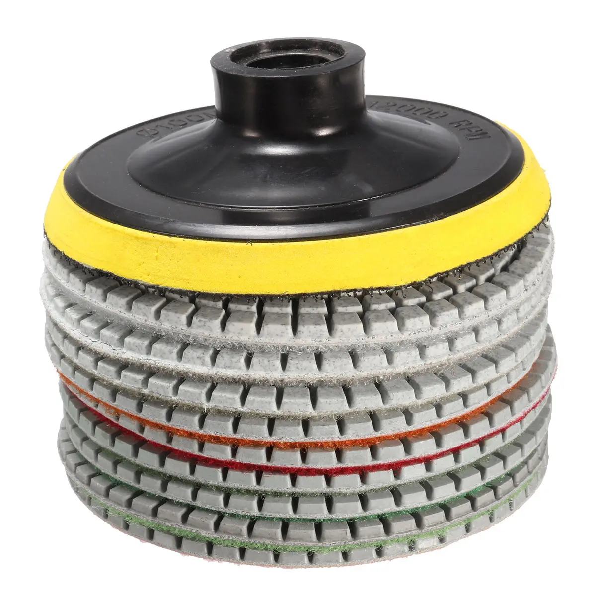 10pcs 4 30-3000 Grit Diamond Polishing Pads Set - Granite Concrete Marble - Image 5