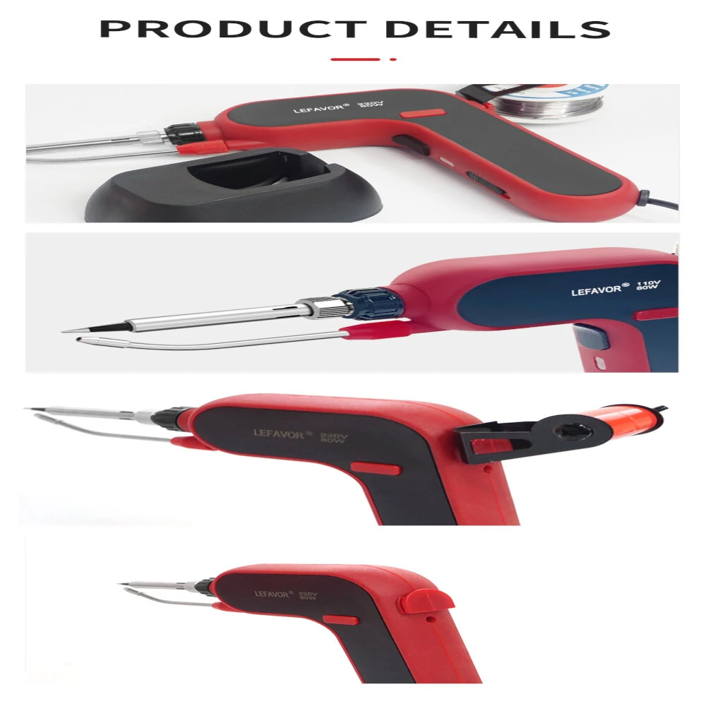 80W/120W Electric Soldering Iron Gun | Auto Feed Soldering Tool with Internal Heating - Image 4