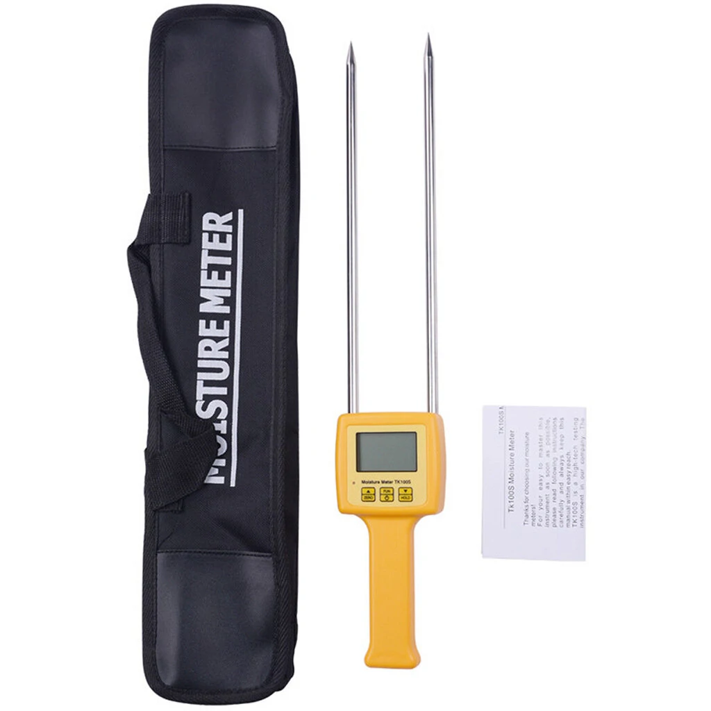 TK100S Portable Grain Moisture Analyzer - Digital Tester for Wheat Corn Soy Flour - Image 3