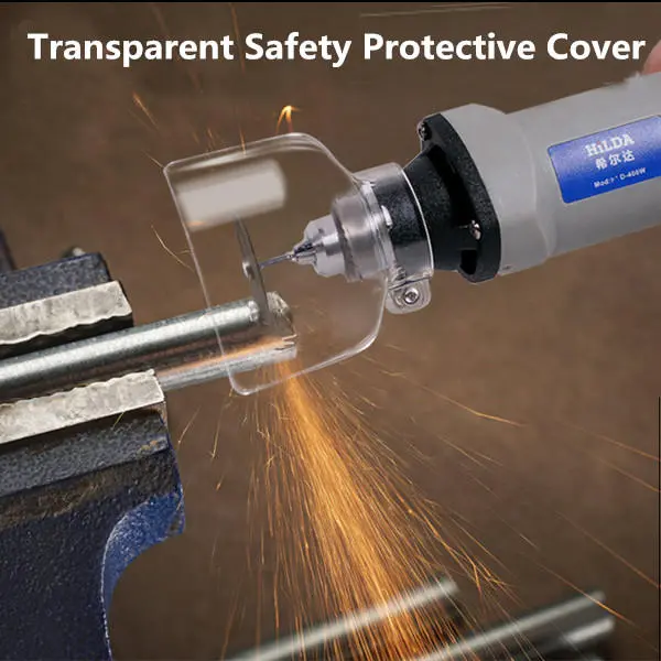 HILDA 36-38mm Transparent Safety Shield Cover for Electric Angle Grinder - Image 5