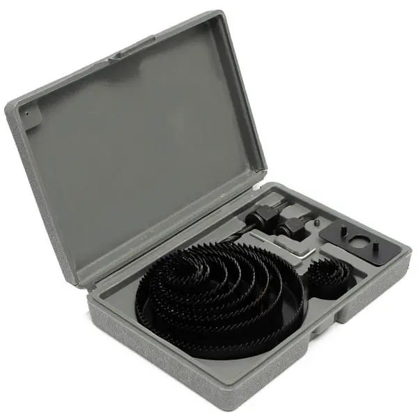 16pcs Hole Saw Kit - 19-127mm Drill Bit Cutter for Wood Working - Image 2