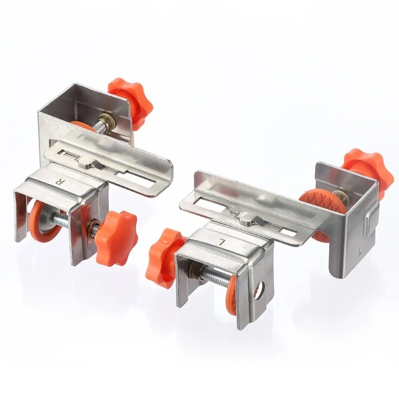 2pcs Adjustable Drawer Front Clamps | Stainless Steel | No Tools Needed | Fits 10-30mm Panels - Image 3