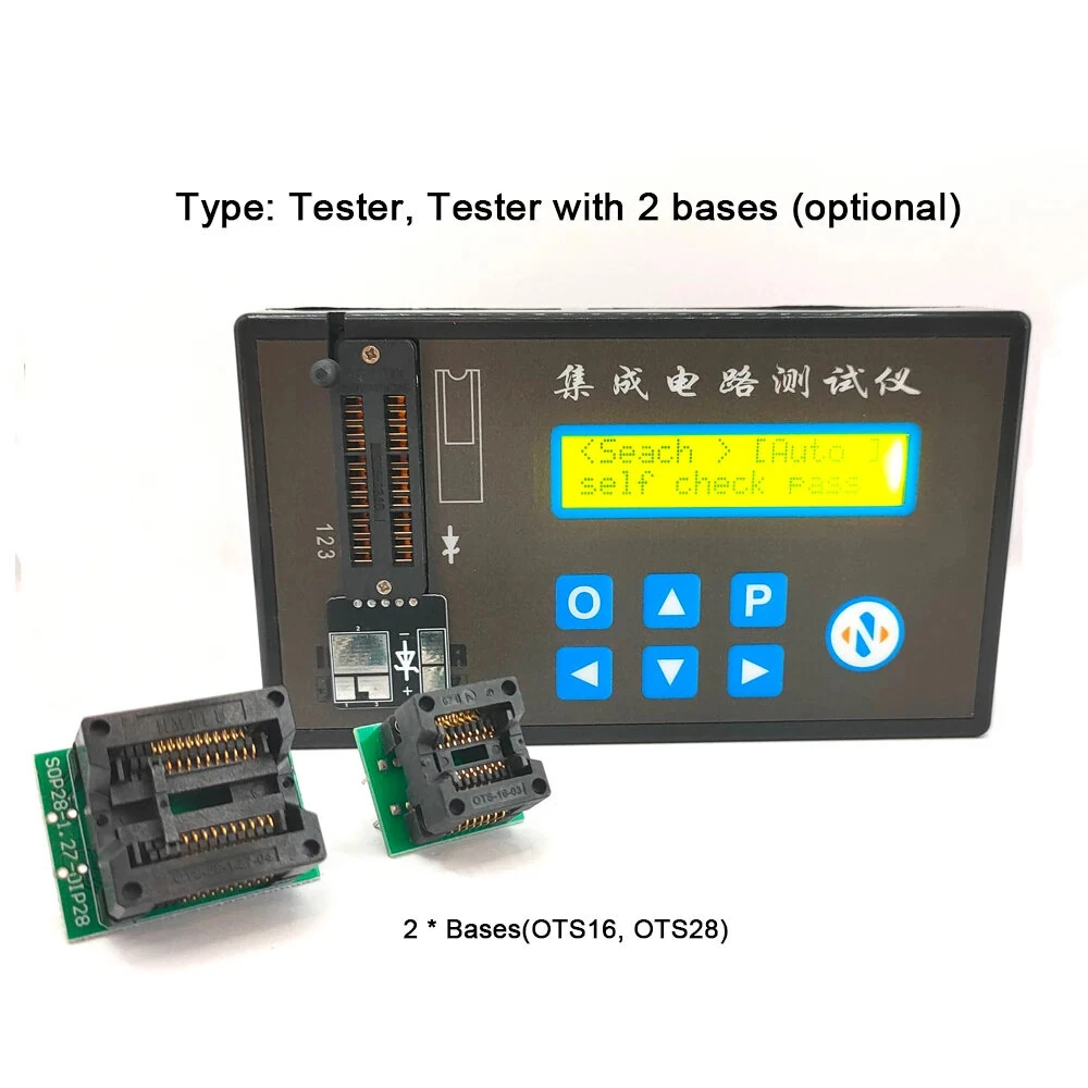 Digital IC Tester - Multifunctional Transistor Diode LED Detector | Built-in Battery - Image 2