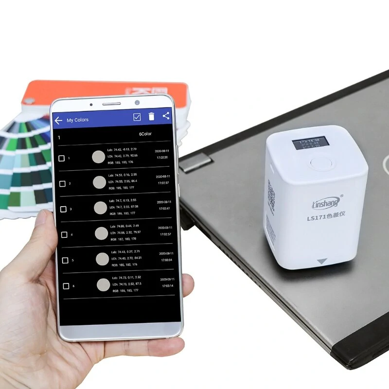 LS171 Portable Colorimeter | Digital LAB Color Meter with 8mm Analyzer & Screen - Image 4