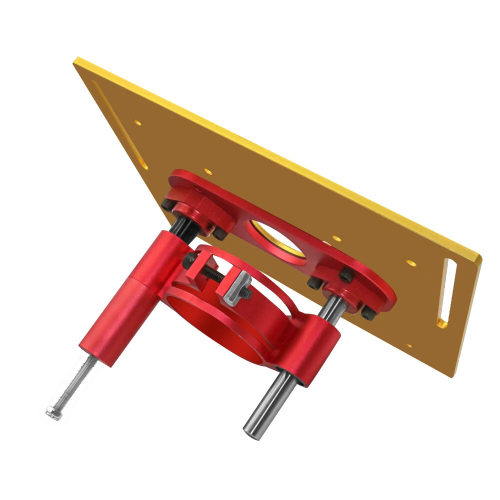 Universal Router Lift 65mm | Aluminum Alloy Base for Woodworking Benches & Table Saws - Image 3