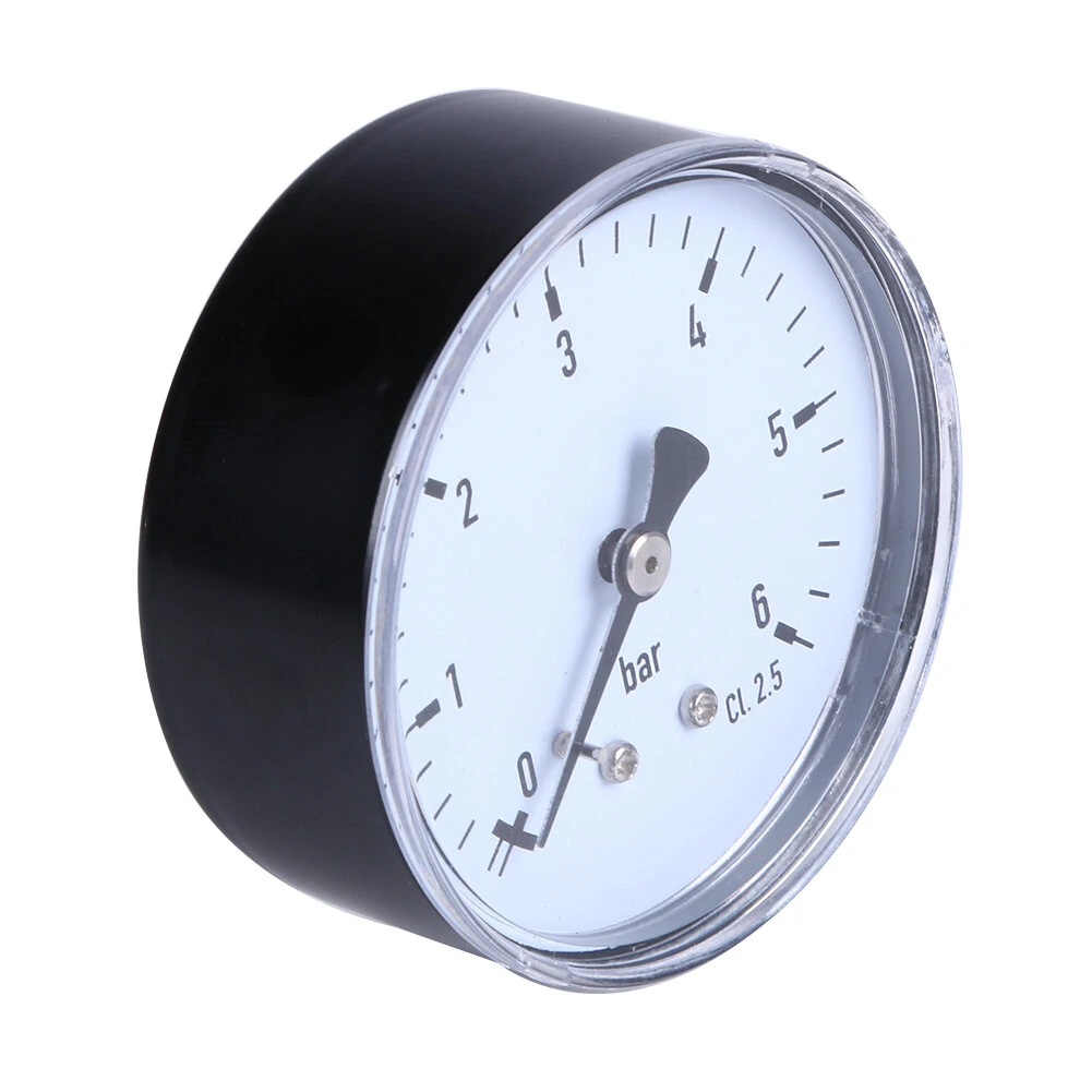 TS-60-6 Mini High Accuracy Pressure Gauge | 0-6 bar | 1/4 Manometer for Fuel Air Oil Water - Image 3