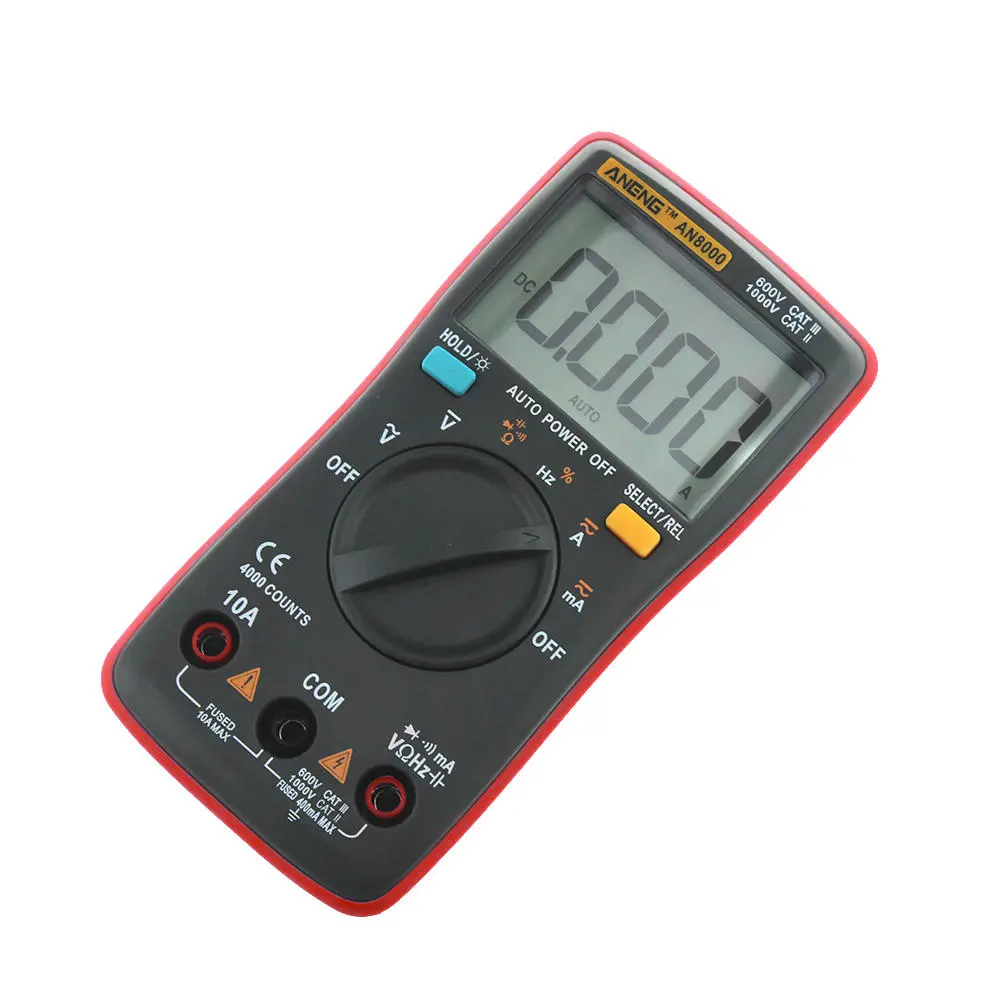 ANENG AN8000 Digital Multimeter - AC/DC Voltmeter Ammeter Ohmmeter + Test Leads - Image 2