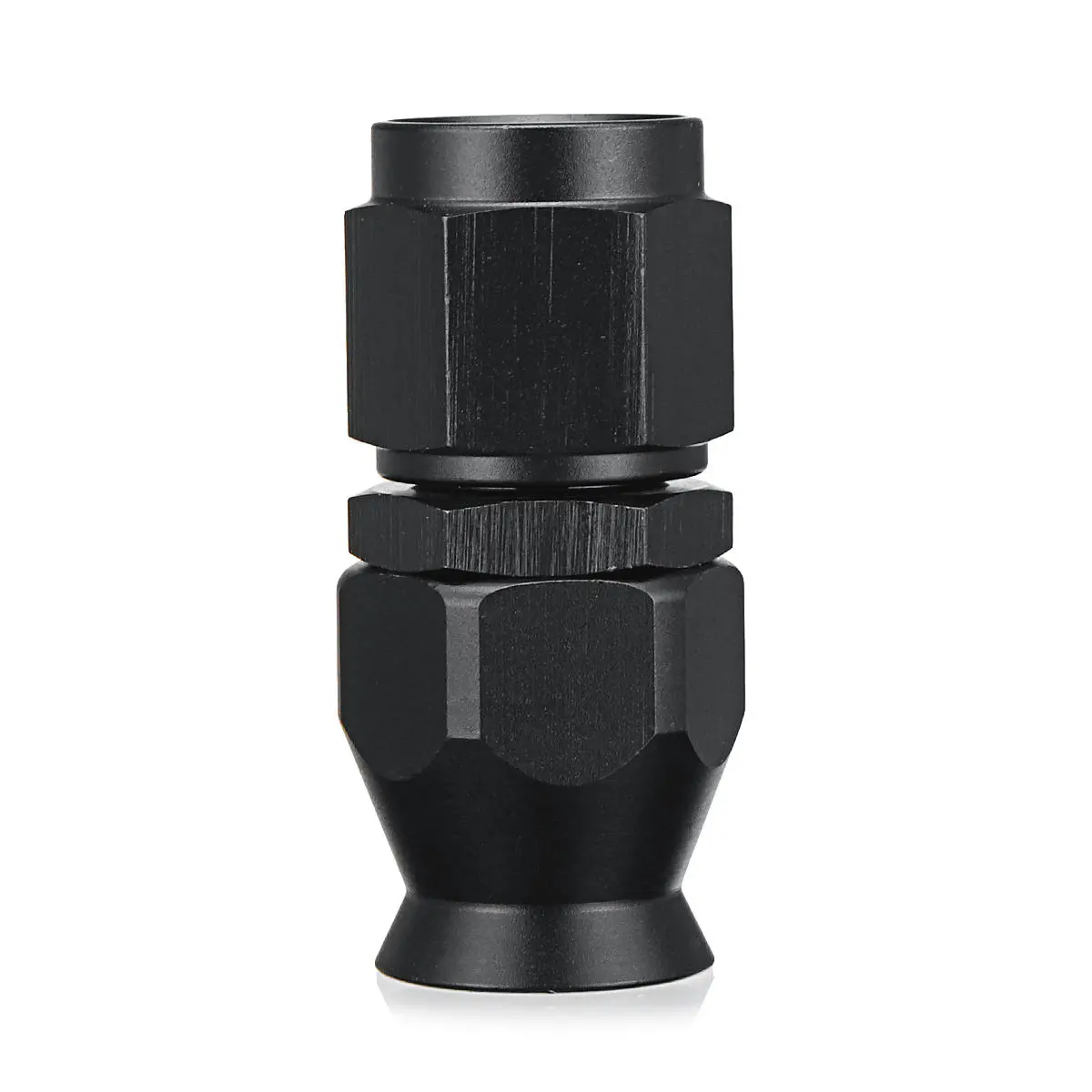AN-6 Straight Stealth Black Fuel Hose Fitting | AN6 Connector for Angle Grinder - Image 2