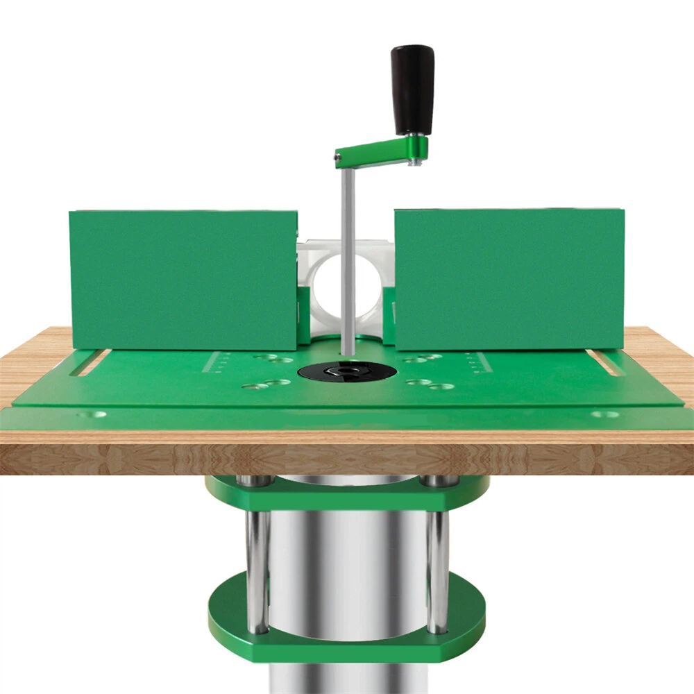 Aluminum Router Lift Kit - Manual Lifting for 65mm Motors | 240x200mm Plate - Image 3