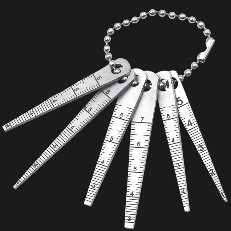 6pcs 0-7mm Taper Feeler Gauge | Wedge Hole Gauge & Aperture Scale Ruler - Image 5