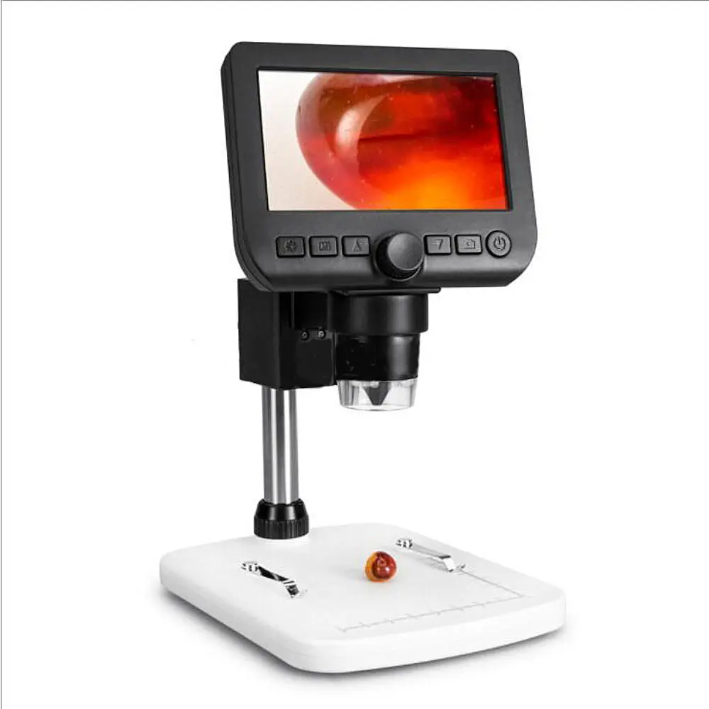 UM046 Digital Microscope - 600X Magnification | 4.3 Inch LCD Screen & 8 LED Lights - Image 2
