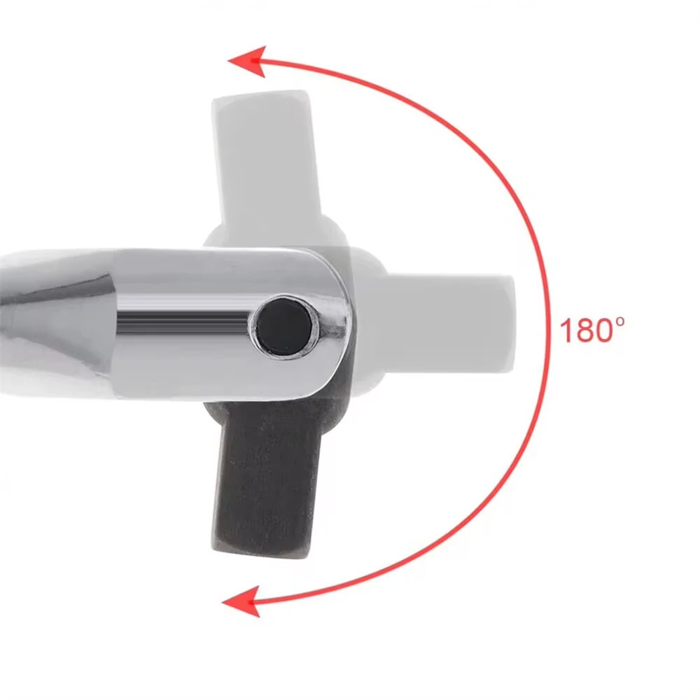 180-Degree F Rod Wrench - 10/15/18 Inch Adjustable | 1/2 Inch Chrome Vanadium Steel - Image 4