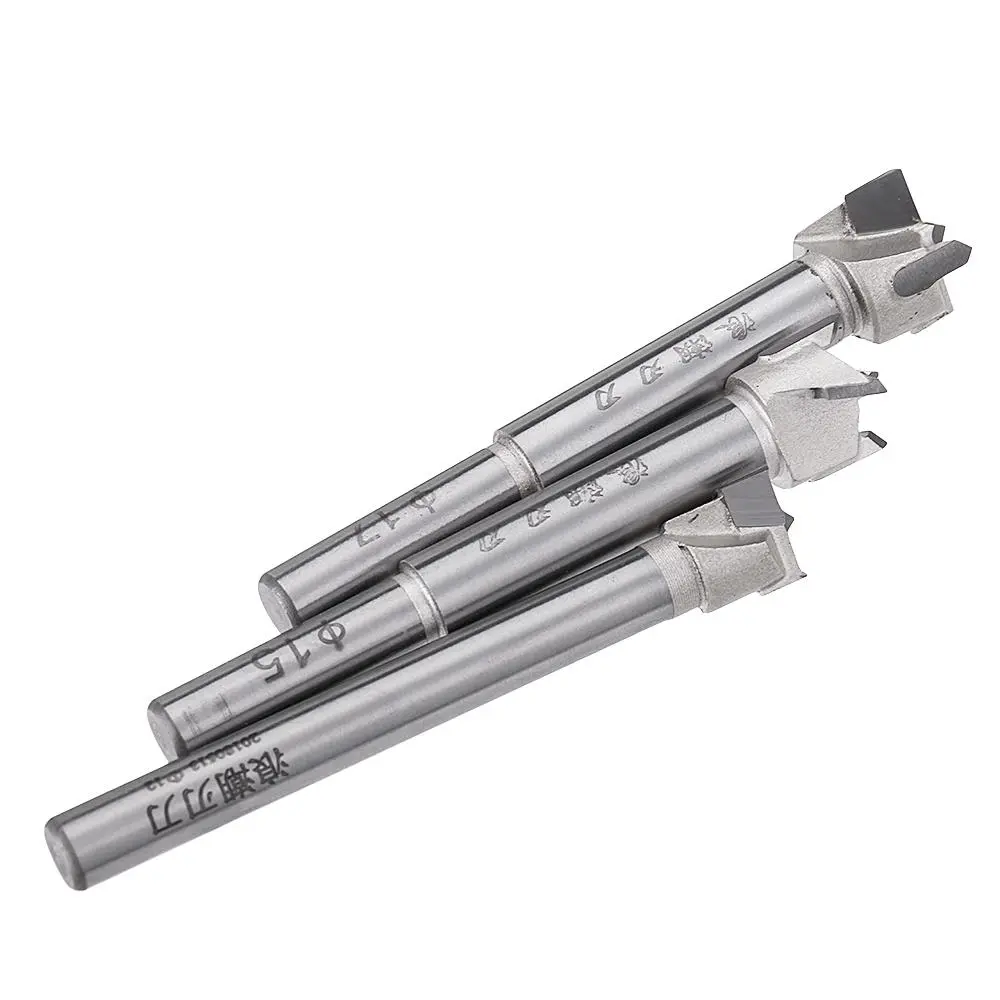 TIDEWAY Angle Drill Bits Hole Saw Cutter | 12/15/17mm Woodworking Tool - Image 4