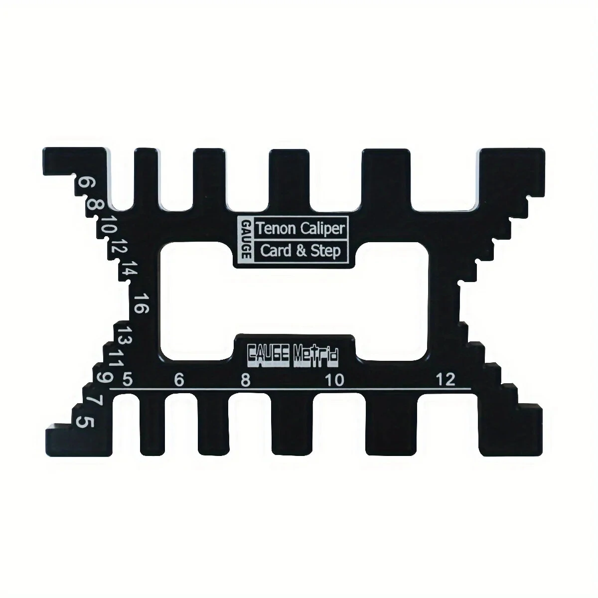 Precision Aluminum Dovetail Jig & Tenon Gauge - Metric/Inch Height Caliper for Table Saw - Image 5