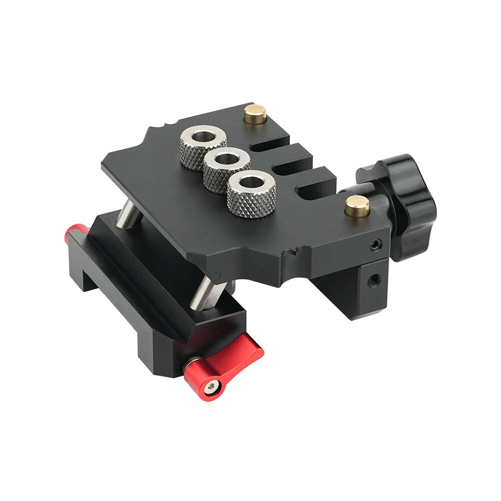 GANWEI Self-Centering Doweling Jig Kit | 9 Bushings & 3 Drill Bits | Adjustable Width - Image 4