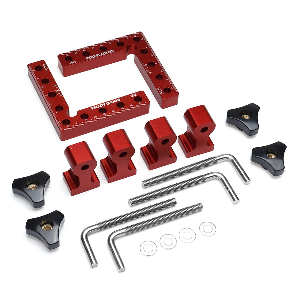 ENJOYWOOD 6PCS Right Angle Clamp - 90 Degree Positioning Tool & L-Shaped Splicing Fixture - Image 5
