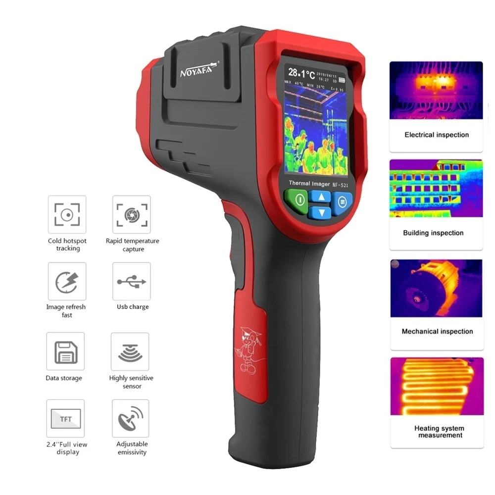 Noyafa NF-521 Thermal Imaging Camera | Handheld HD Imager with 2.4 Inch Screen - Image 4