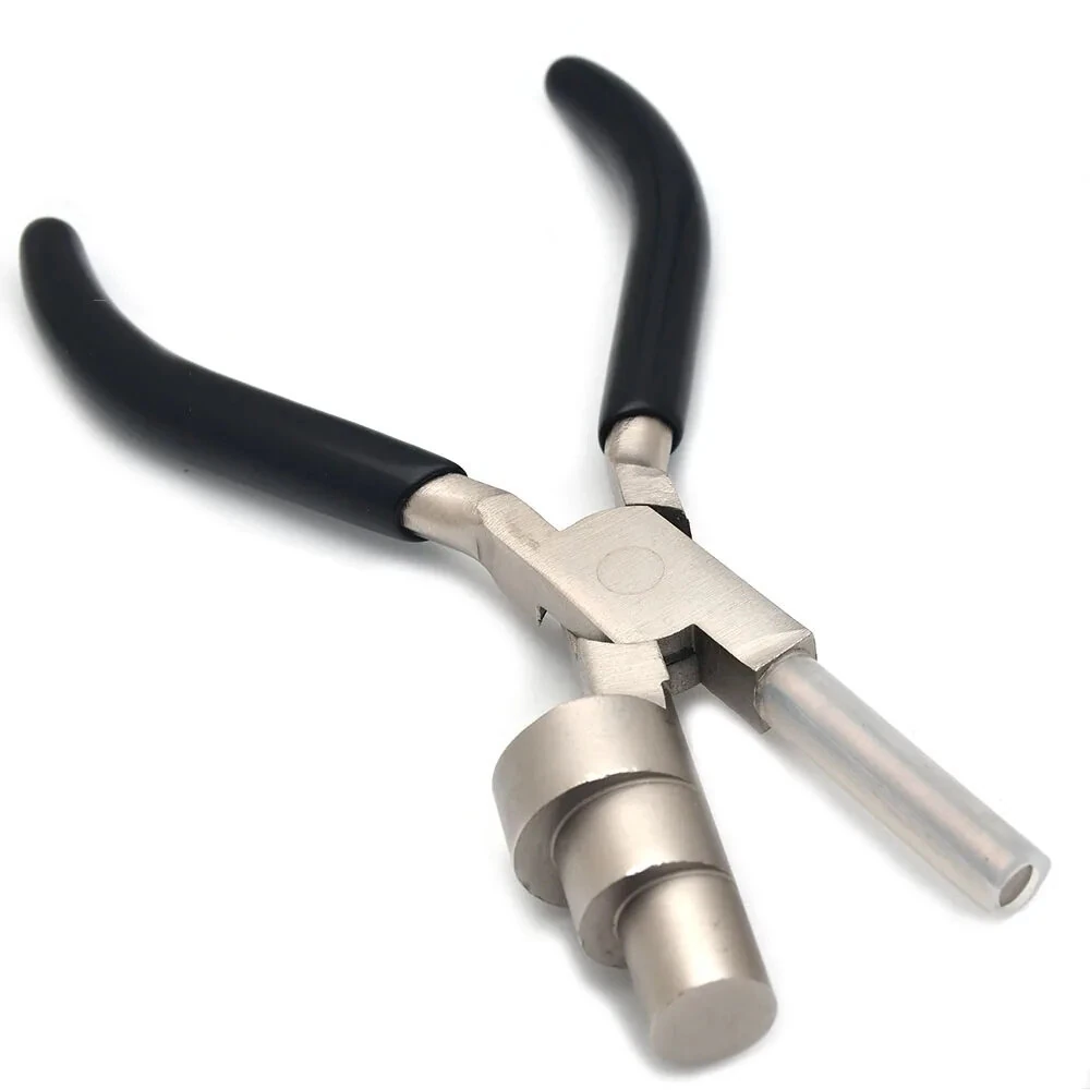 Stainless Steel Triple Barrel Wire Bending Pliers - 6 Jewelry Making Tool - Image 4