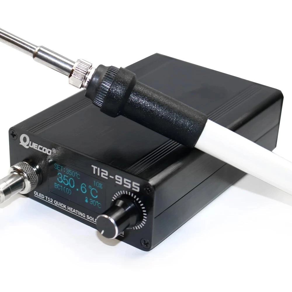 STM32 T12-955 V2.1s Soldering Station - 1.3 Inch OLED Digital Solder Iron - Image 2