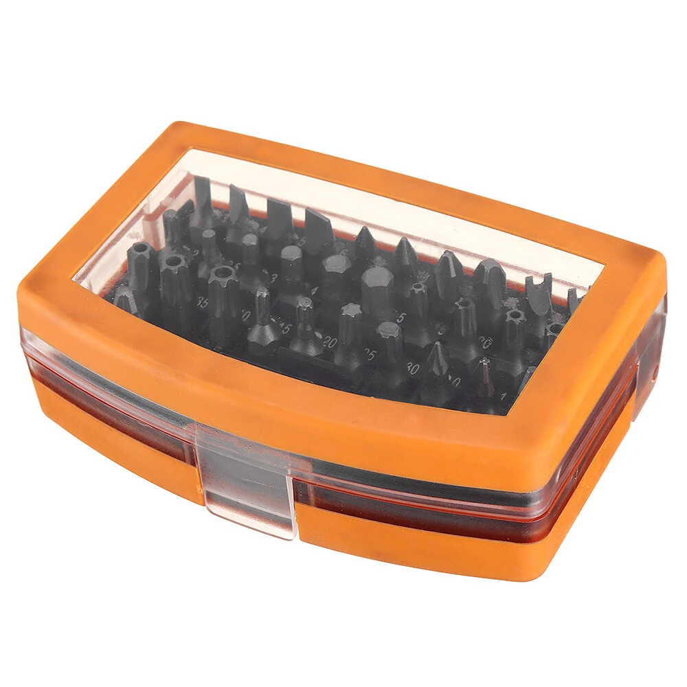 Hilda 32pc Screwdriver Bit Set - Torx, Hex & Star Bits with Holder Rod - Image 5