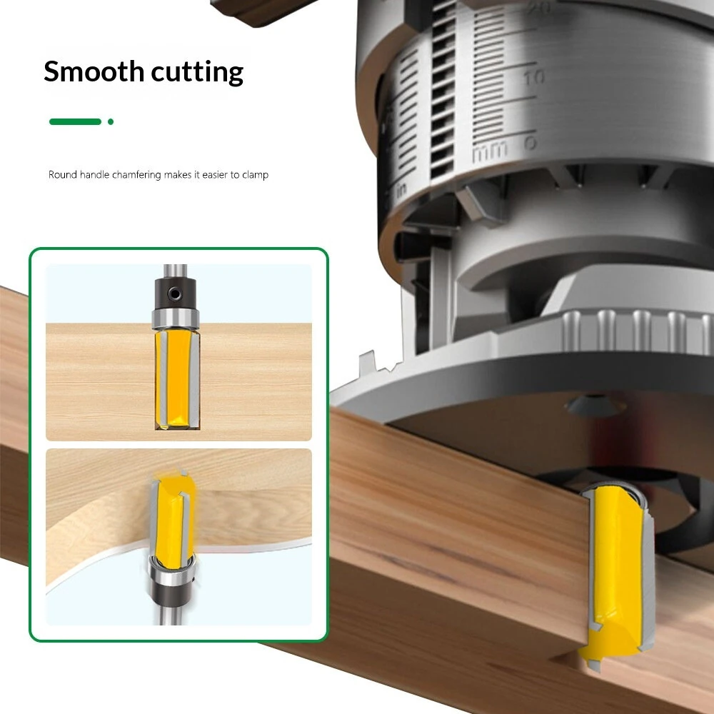 3 Flute 1/4 Shank Tungsten Carbide Router Bit | 12.7mm Diameter 25mm Length - Image 4