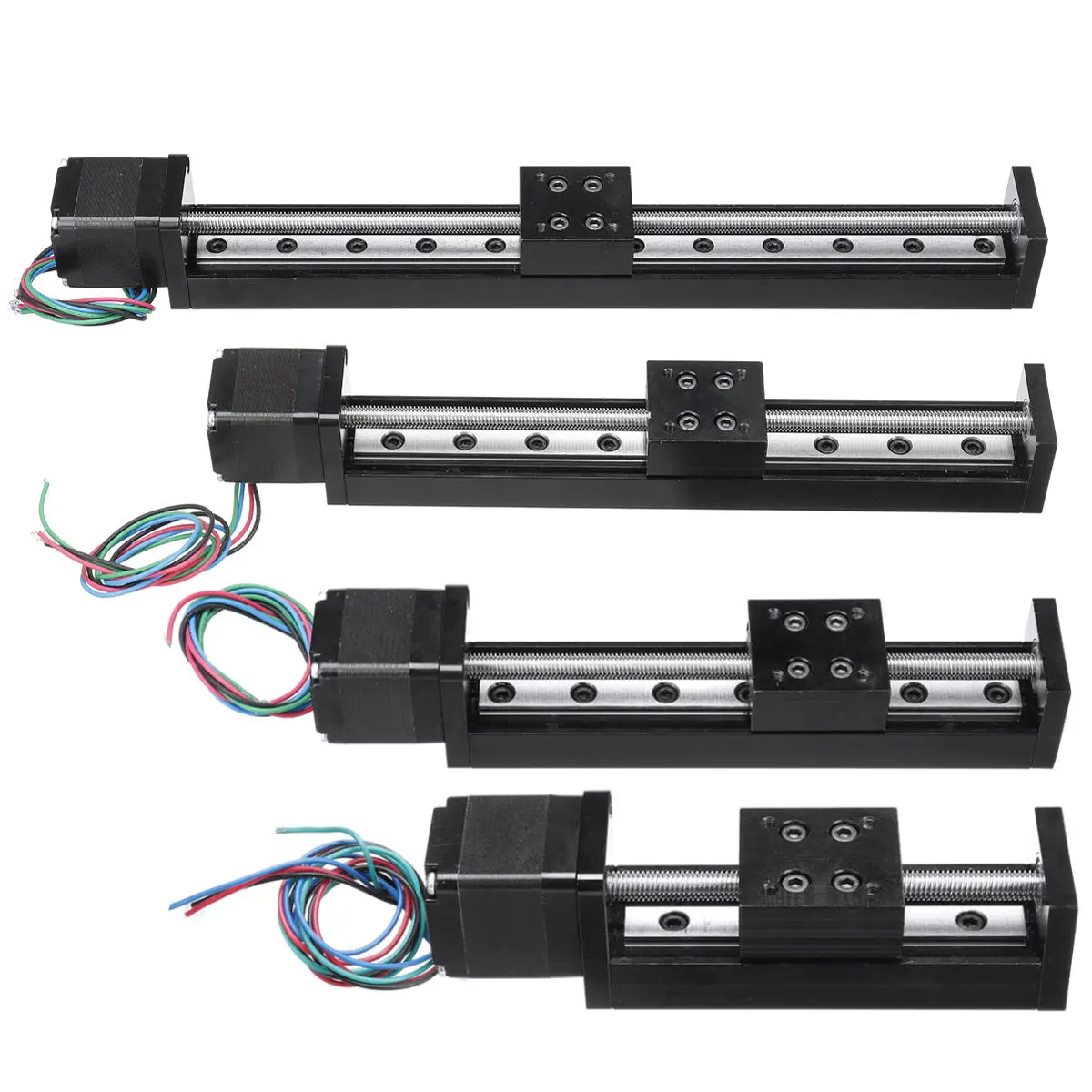 T6 Linear Actuator | CNC Slide Stage | 50-200mm Stroke | Stepper Motor - Image 3