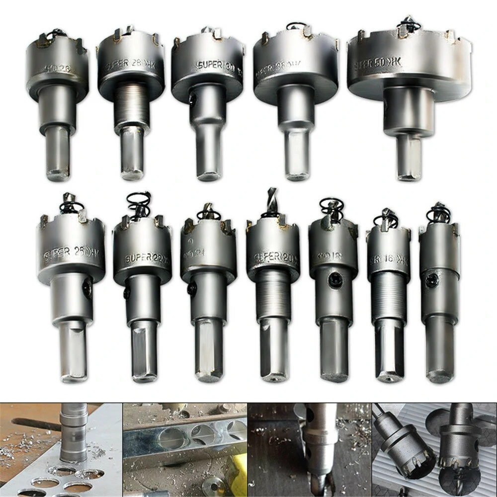 Drillpro 12pcs Hole Saw Set | 15-50mm Alloy Cutter for Wood & Metal - Image 5