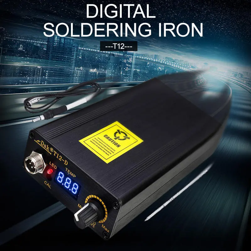DSK T12-D Digital Soldering Station Kit | Temperature Control Soldering Iron - Image 5