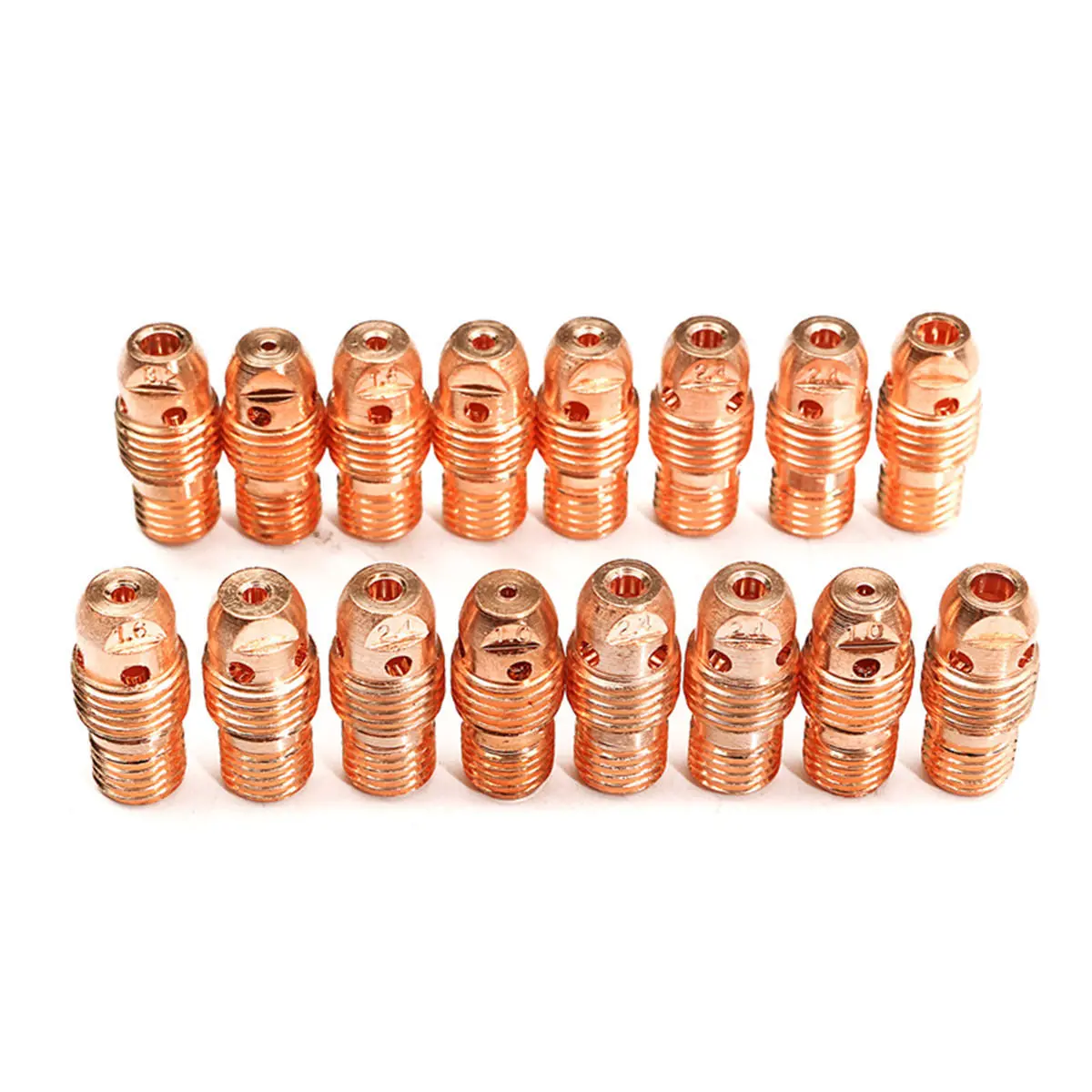53Pcs TIG Welding Torch Parts Kit - Collet & Alumina Cup Fit For WP-9/20/25 - Image 5