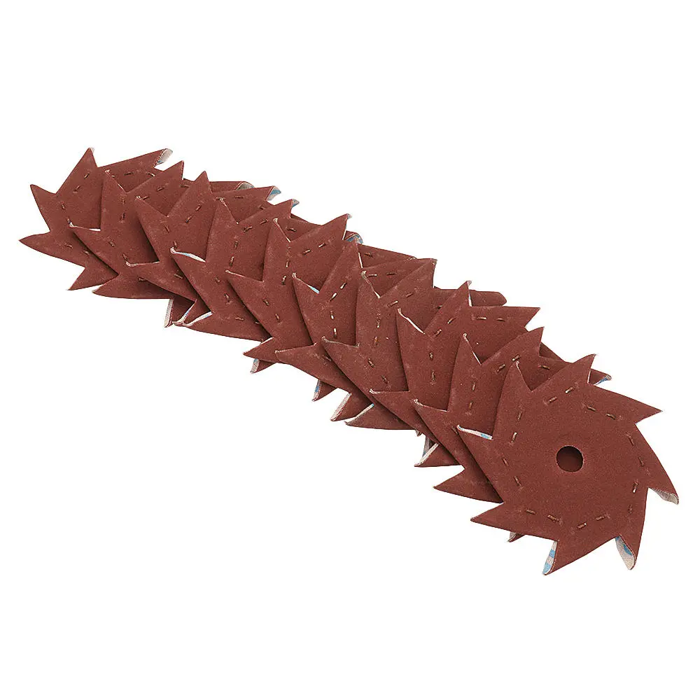 3M 80 Grit Octagonal Sandpaper - 50 Pcs Double Layer Buffing & Sanding Tool - Image 4