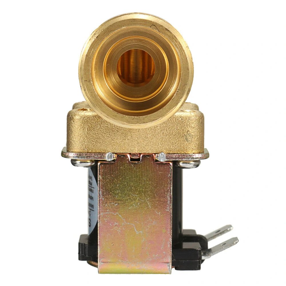 220V Normally Closed 2 Way Brass Electric Solenoid Valve | For Air & Water - Image 4