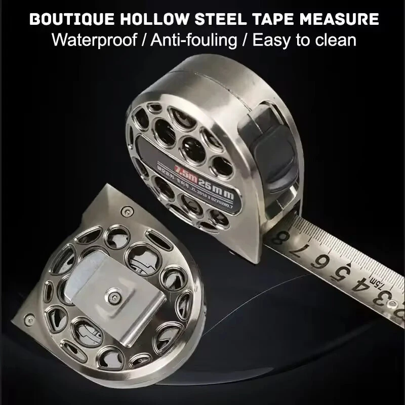 Metric Tape Measure | 3/5/7.5M Stainless Steel | Anti-Corrosion Retractable Ruler - Image 4