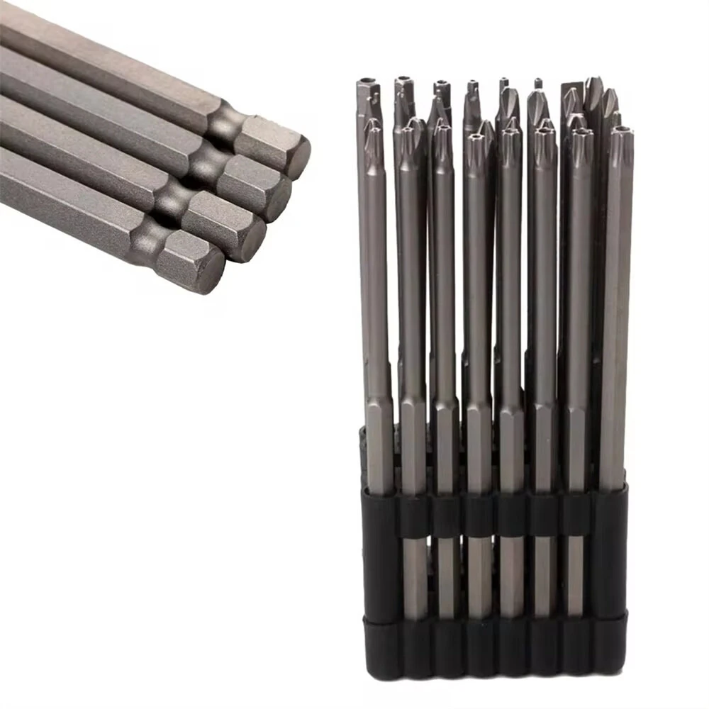 32PCS Electric Drill Screwdriver Bit Set - Extended & Irregular Hex Head - Carbon Steel - Image 3
