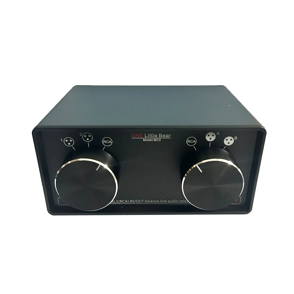 X13A Passive Stereo Selector Switch | 3 IN 3 OUT Balanced to Unbalanced Audio Converter - Image 3