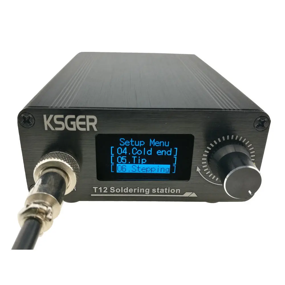 KSGER T12 Mini V2.1S Soldering Station | T1 Temperature Controller | Metal Case - Image 5