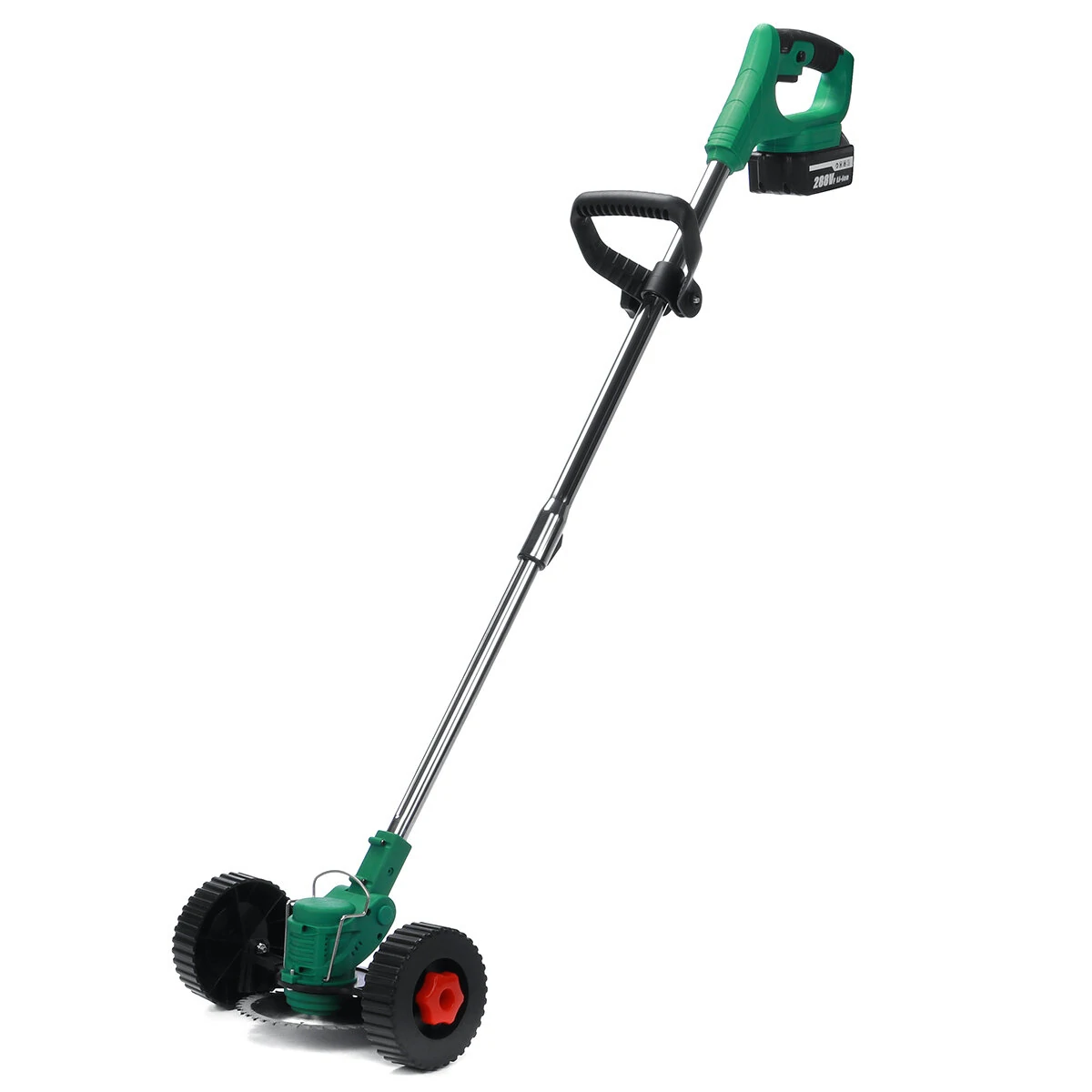 Cordless Electric String Trimmer Weed Eater - 6000rpm Grass Cutting Machine w/ Battery - Image 3