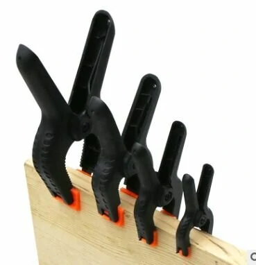 Toggle Clamps - 6 Size Spring Clamp Set for Woodworking & DIY - 2 Hard Plastic Grip - Image 3