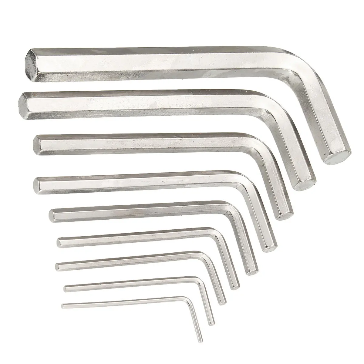Metric Hex Key Set 8Pcs | 1.5mm to 10mm Allen Wrench Hand Tool - Image 2