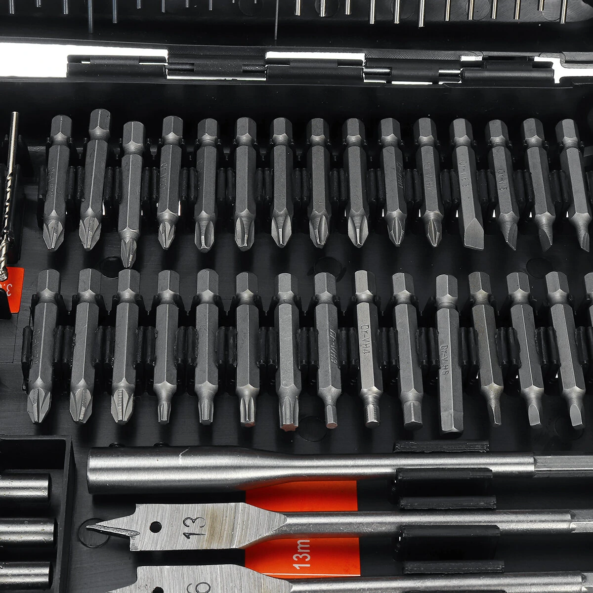 246 Pcs Drill Bit Set - Woodworking, Cement & Metal Twist Drill Bits | Flat Drill - Image 3