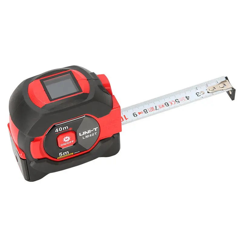 UNI-T LM40T 40M Laser Tape Measure | 2-in-1 Digital Rangefinder with LCD Display - Image 2