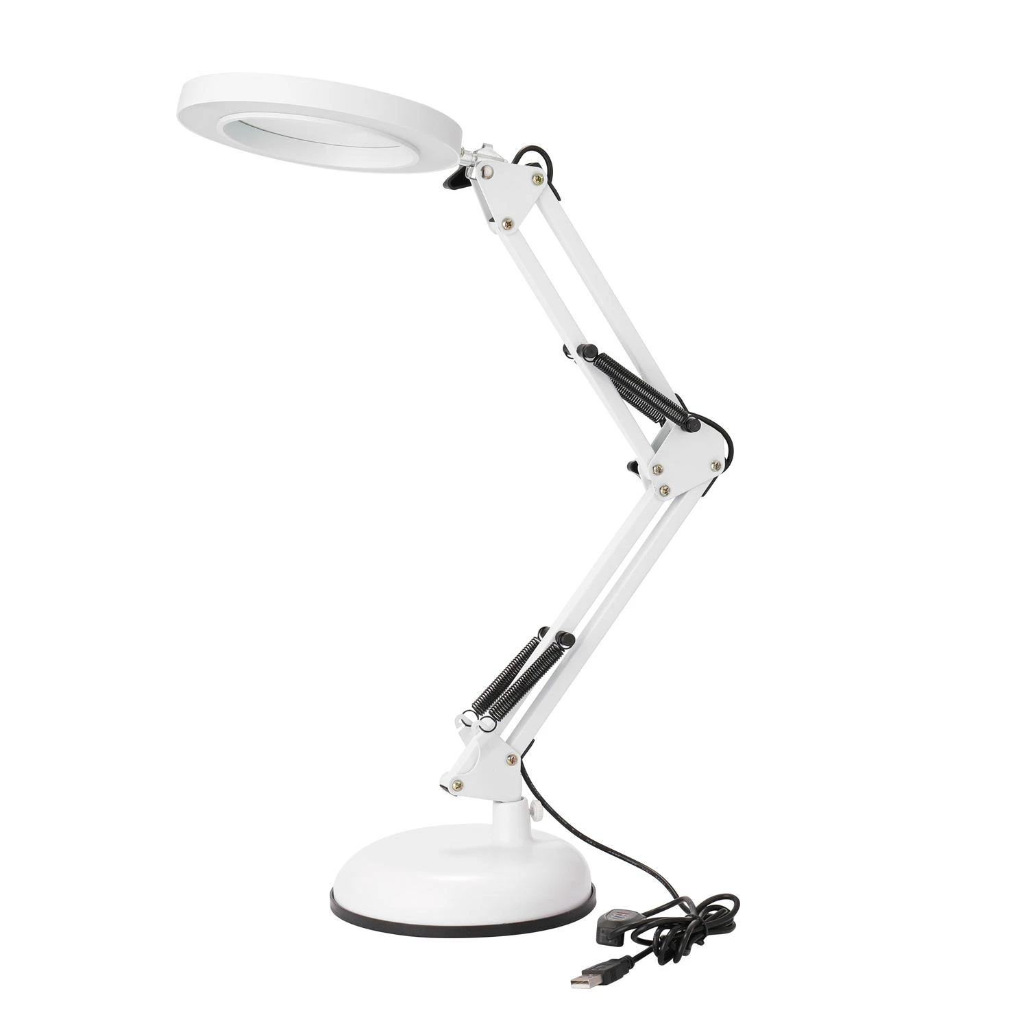 Desktop LED Magnifier Lamp - 5X Magnifying Light for Nails, Eyeliner & Tattoo - Image 4