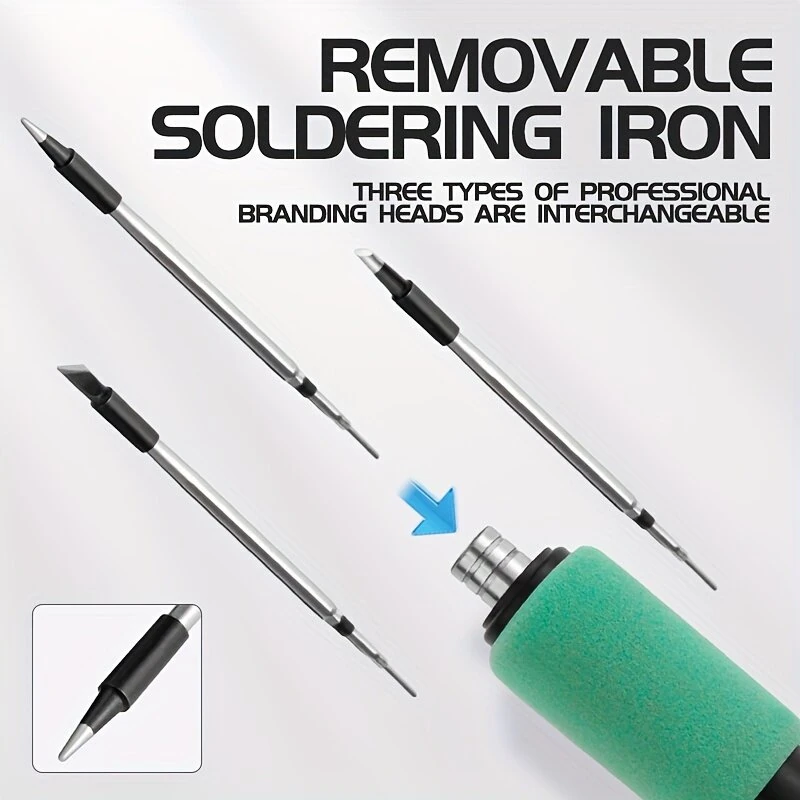Adjustable USB Soldering Iron Kit - 3 Tips for Repair & DIY | Rechargeable - Image 5