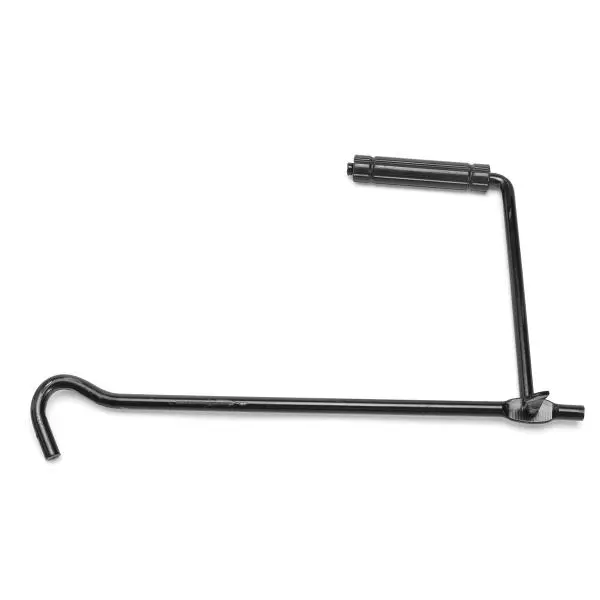 Iron Scissor Jack & Tire Wrench Tool | Car Wheel Lug Crank Handle for Repair - Image 5