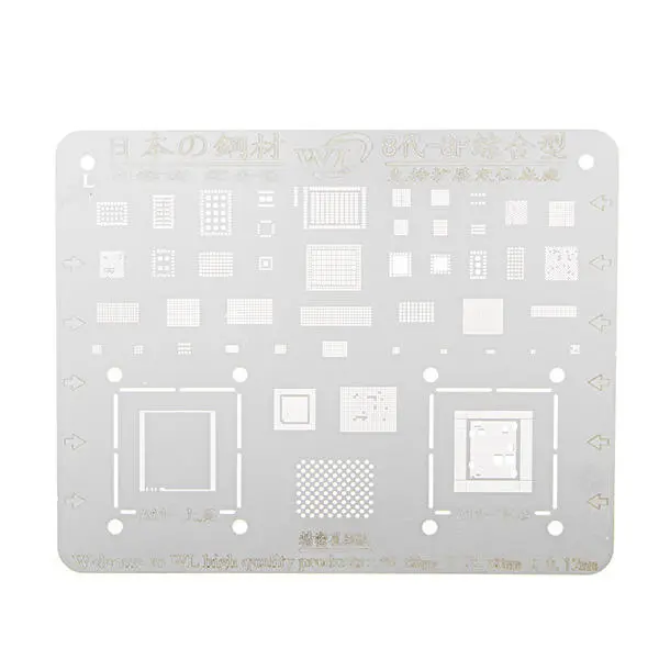 Japan Steel BGA Repair Stencil for iPhone 8 & 8P | Logic Board Chip Soldering Tool - Image 3